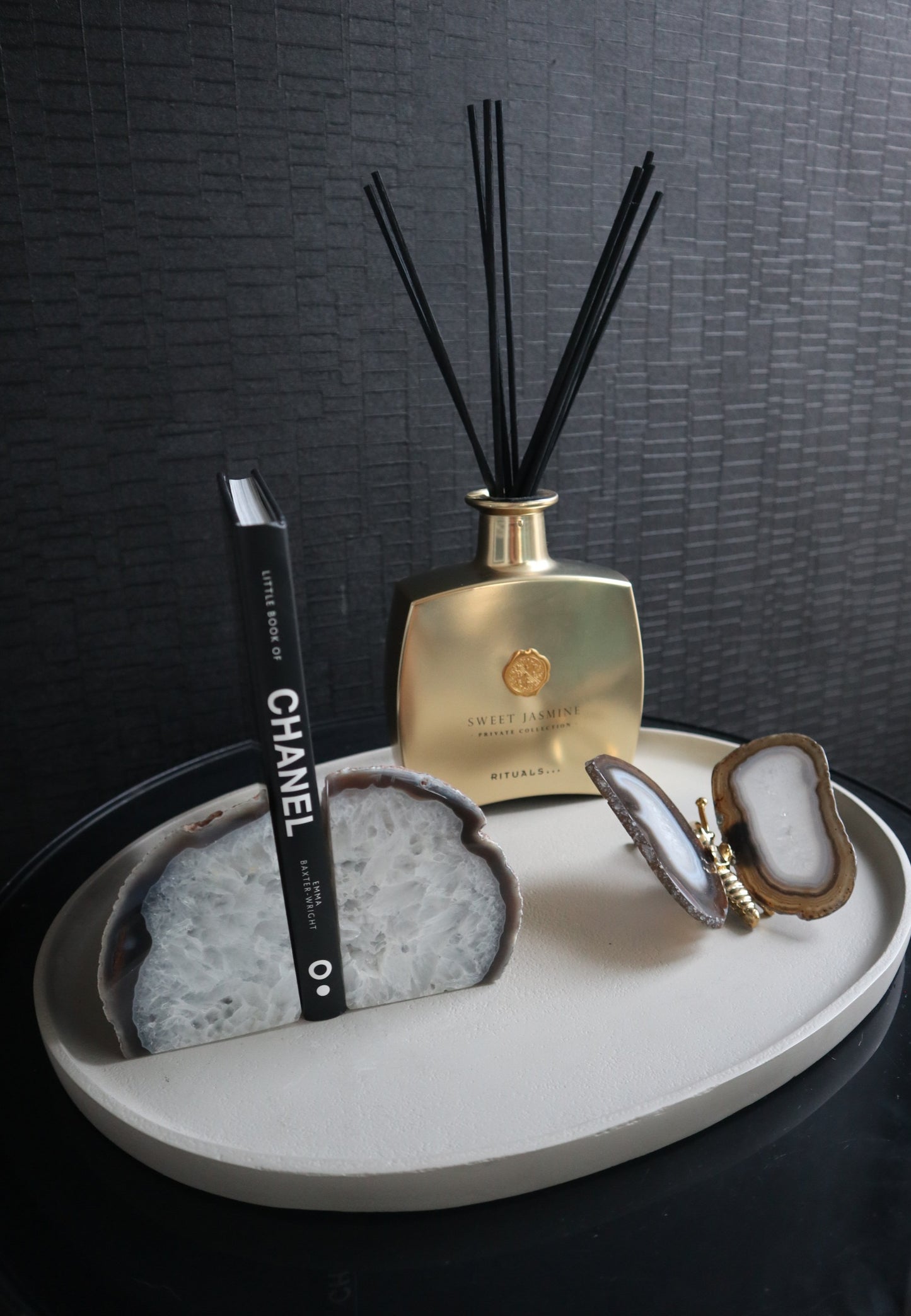 Agaat Boekensteun | Luxe Edelsteen Decoratie