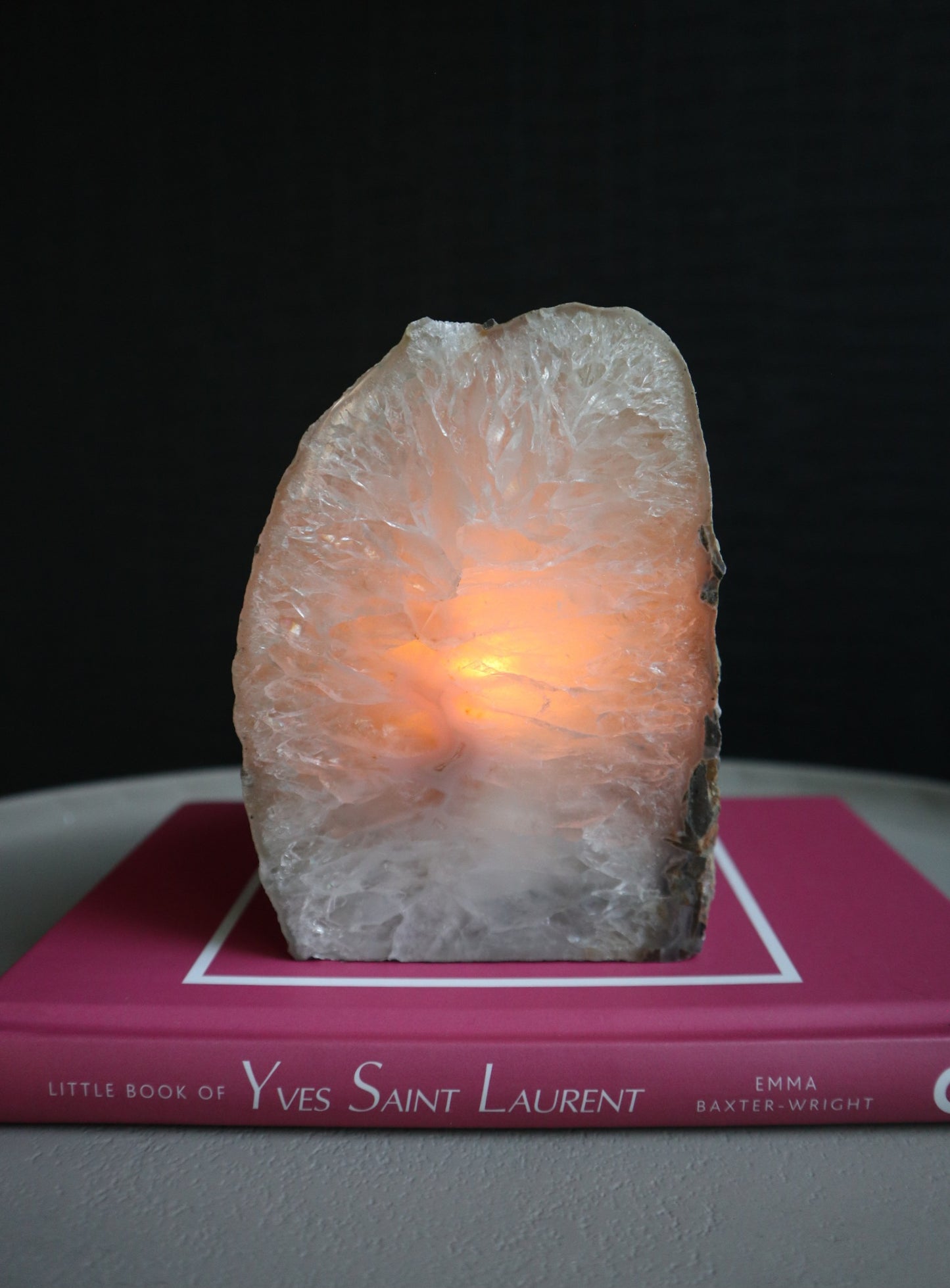 Agaat waxinelichthouder