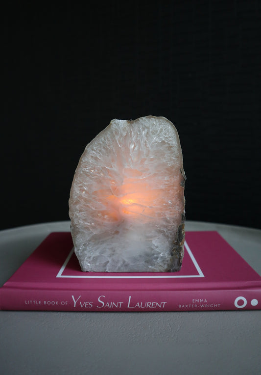 Agaat waxinelichthouder