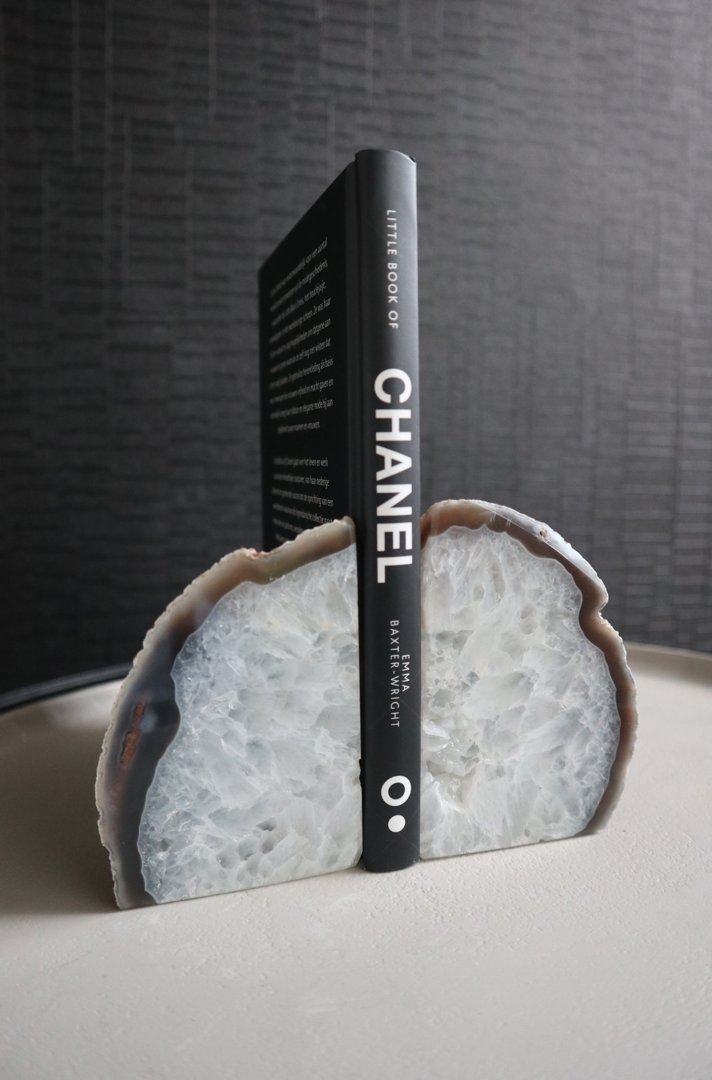 Agaat Boekensteun | Luxe Edelsteen Decoratie