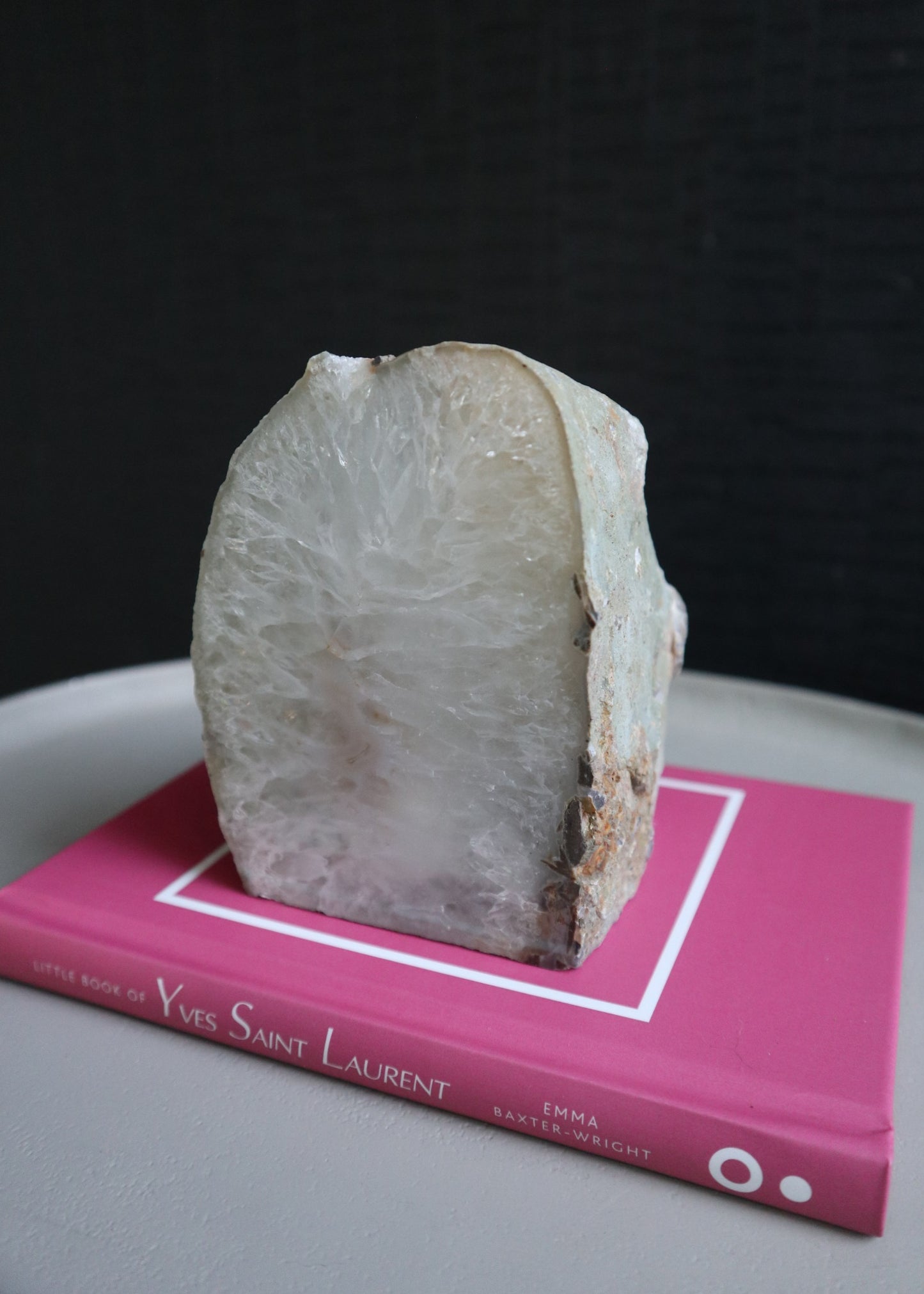 Agaat waxinelichthouder