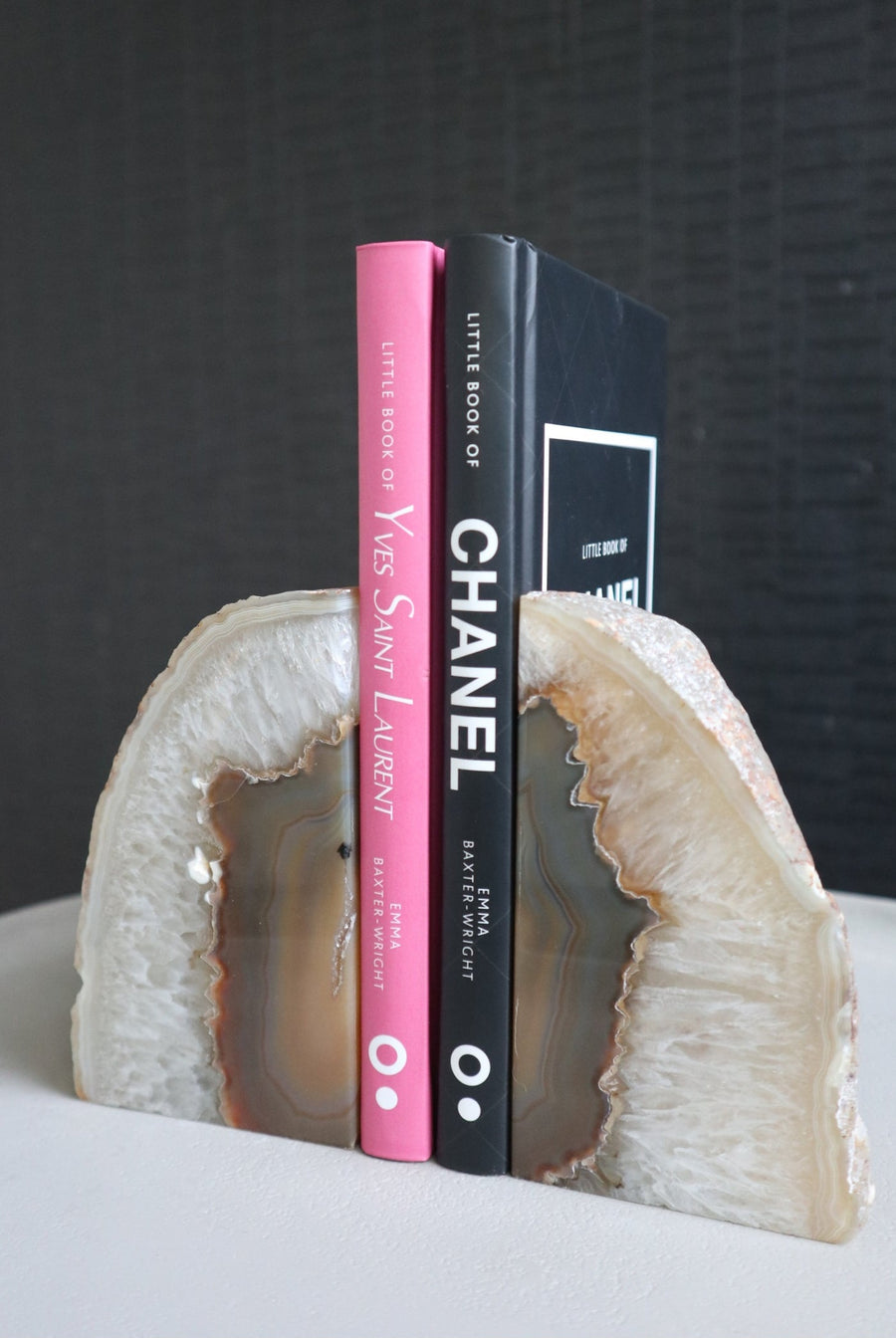 Agaat Boekensteun | Luxe Edelsteen Decoratie