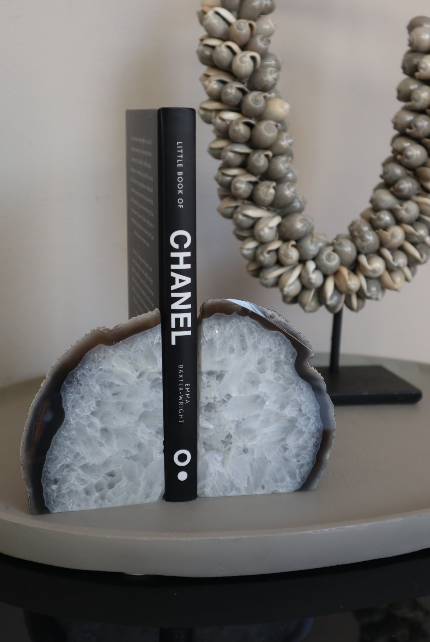 Agaat Boekensteun | Luxe Edelsteen Decoratie