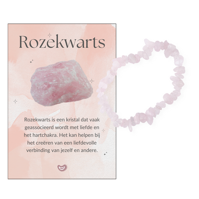 Rozekwarts Armband | Split armband
