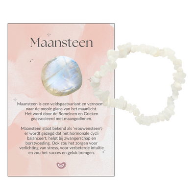 Maansteen Armband | Split armband