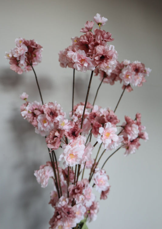 Zijden Bloesemtak | Japanse Bloesem | Oud Roze/Gemixt | 84cm