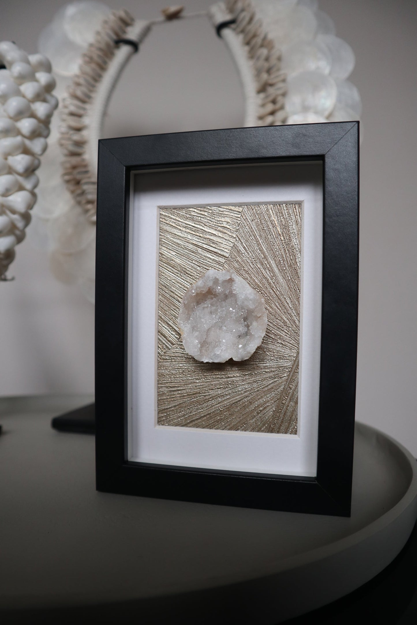 Bergkristal Geode Lijst