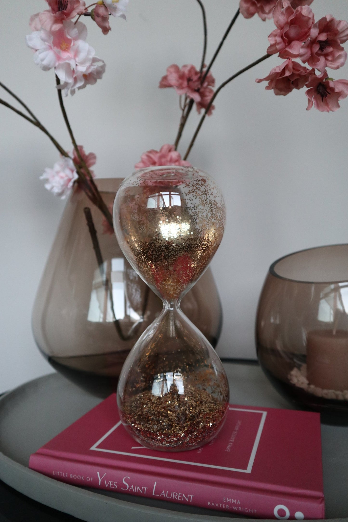 Decoratieve Zandloper | Goud Glitter | Sparkle