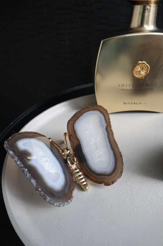 Agaat Vlinder | Edelsteen | Luxe Woonaccessoire