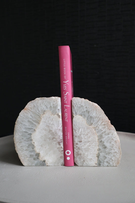 Agaat Boekensteun | Luxe Edelsteen Decoratie