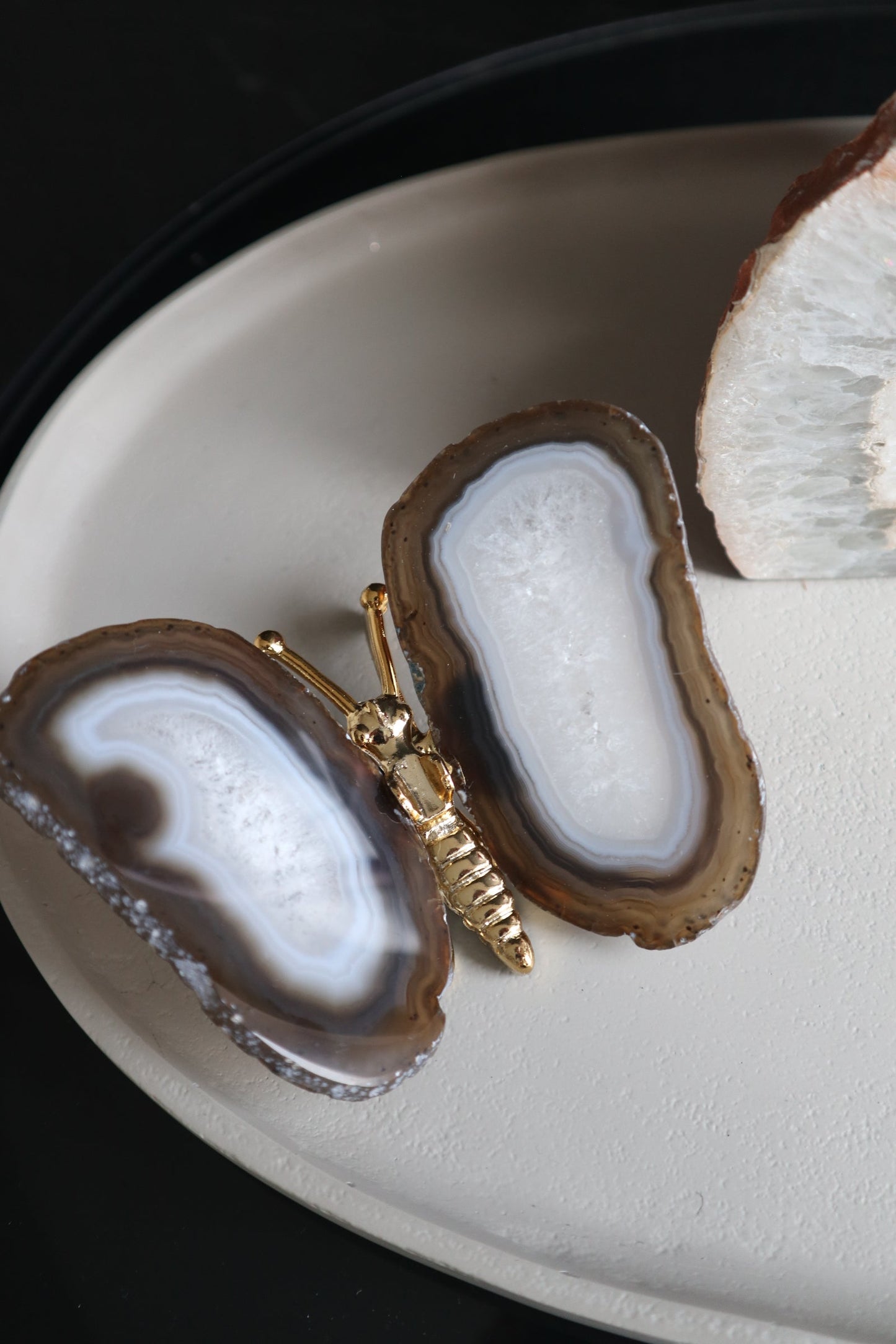 Agaat Vlinder | Edelsteen | Luxe Woonaccessoire