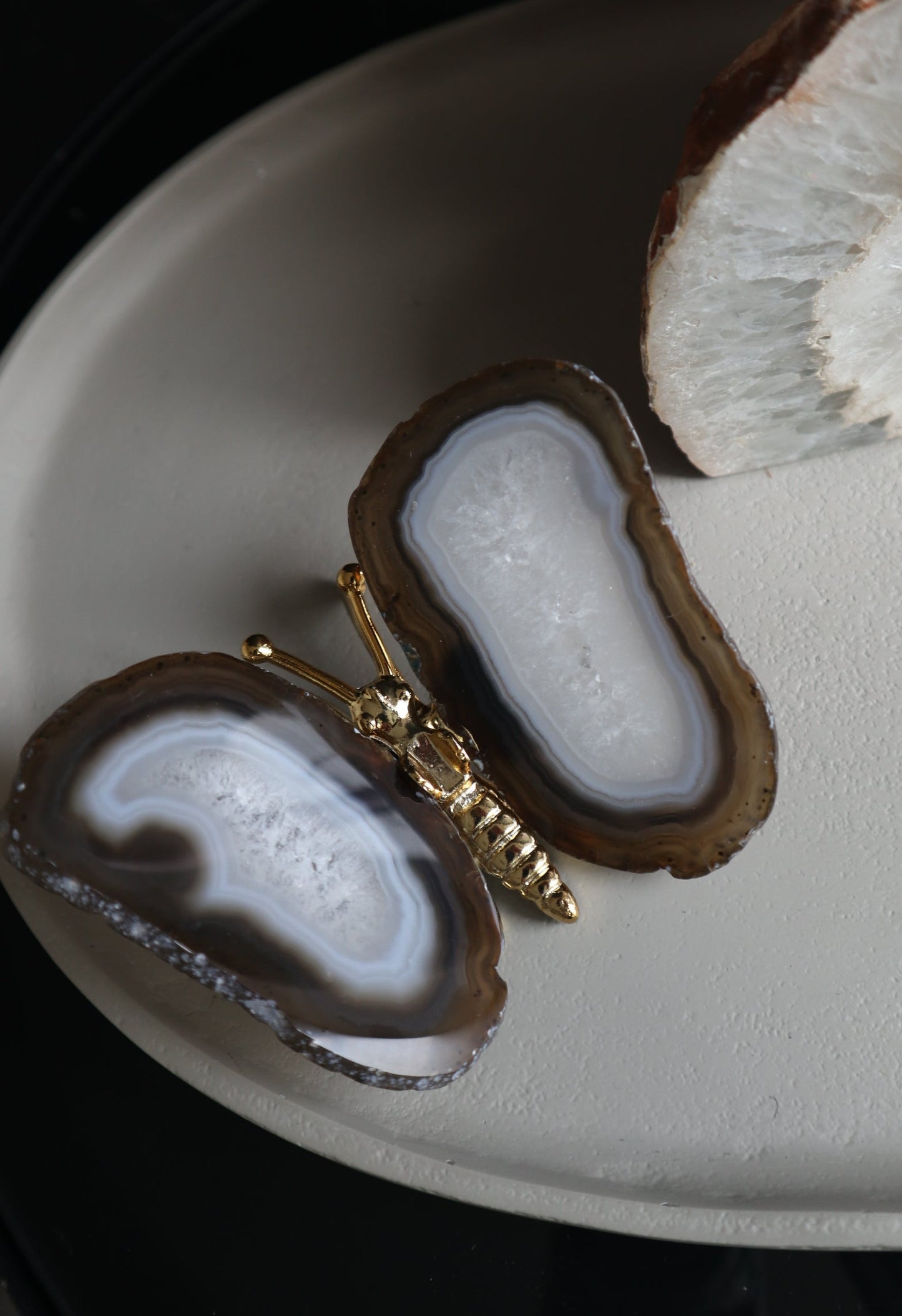 Agaat Vlinder | Edelsteen | Luxe Woonaccessoire