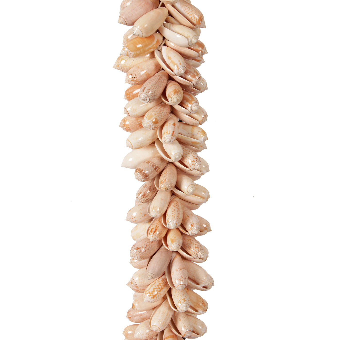 Schelpenketting op standaard | Zalm roze | Ornament | Large | Pole to Pole