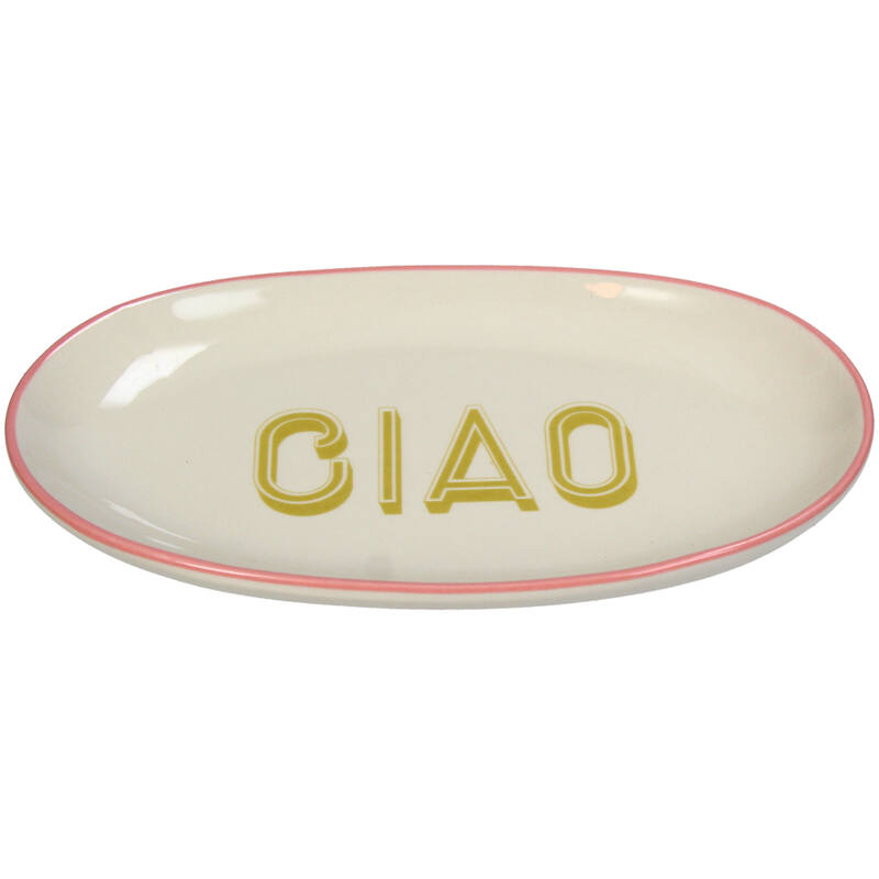 Bord Ciao | Ovaal | 21×12.5×2.5 cm