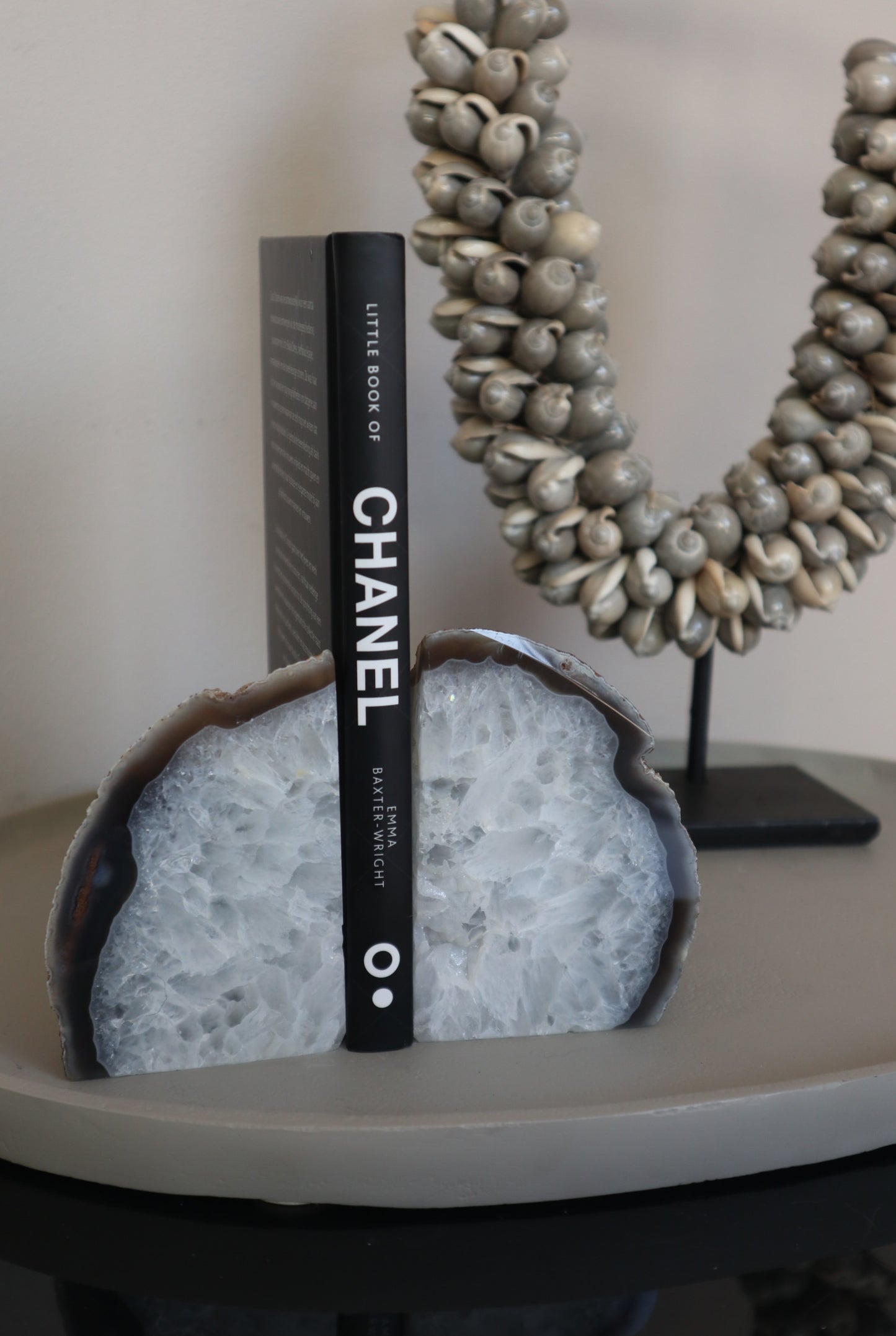 Agaat Boekensteun | Luxe Edelsteen Decoratie