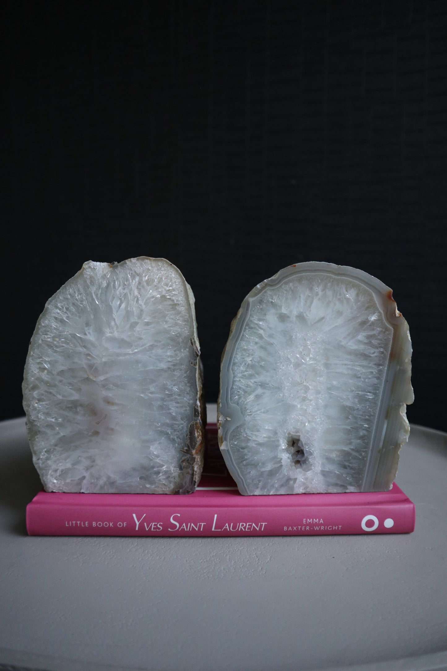 Agaat waxinelichthouder