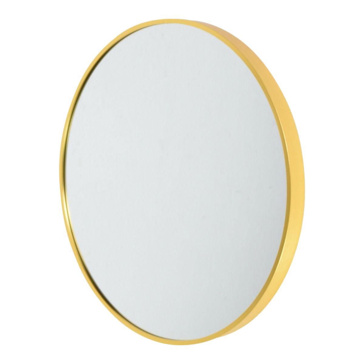 WALL MIRROR - GOLD - ALUMINUM Ø60