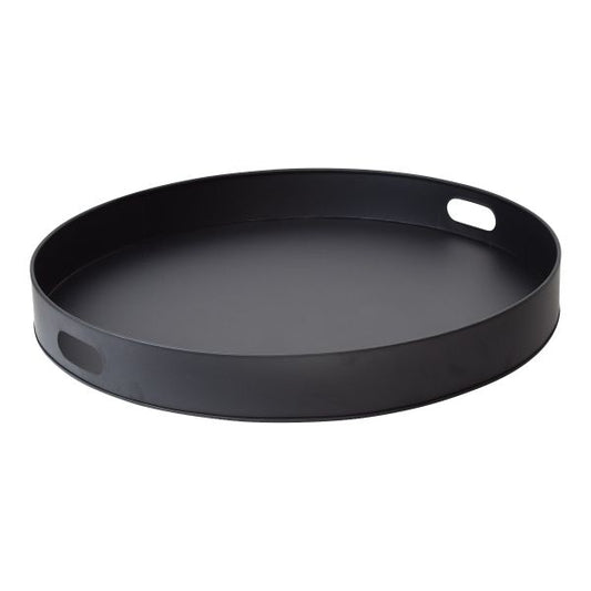 TRAY METAL TRAY – BLACK – 60 X 60 CM