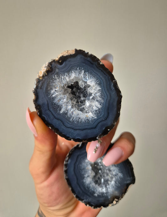 Agaat Geode Paar